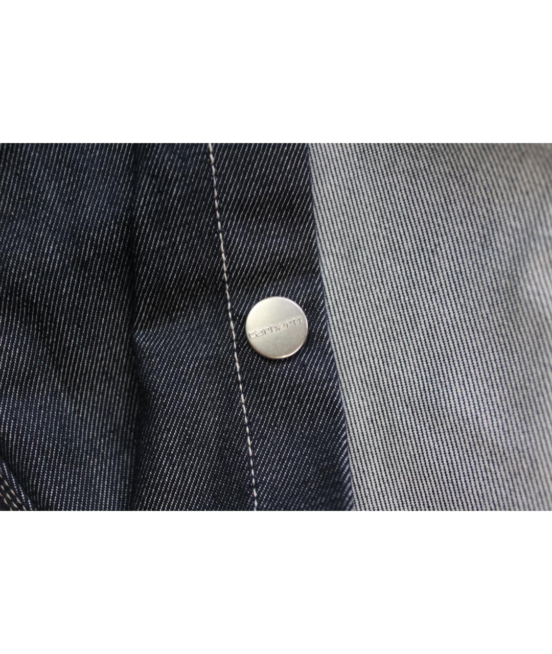 CARHARTT WIP Темно-синяя деним куртка, фото 4