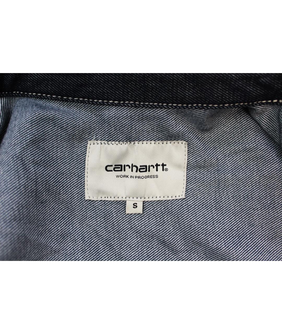 CARHARTT WIP Темно-синяя деним куртка, фото 5