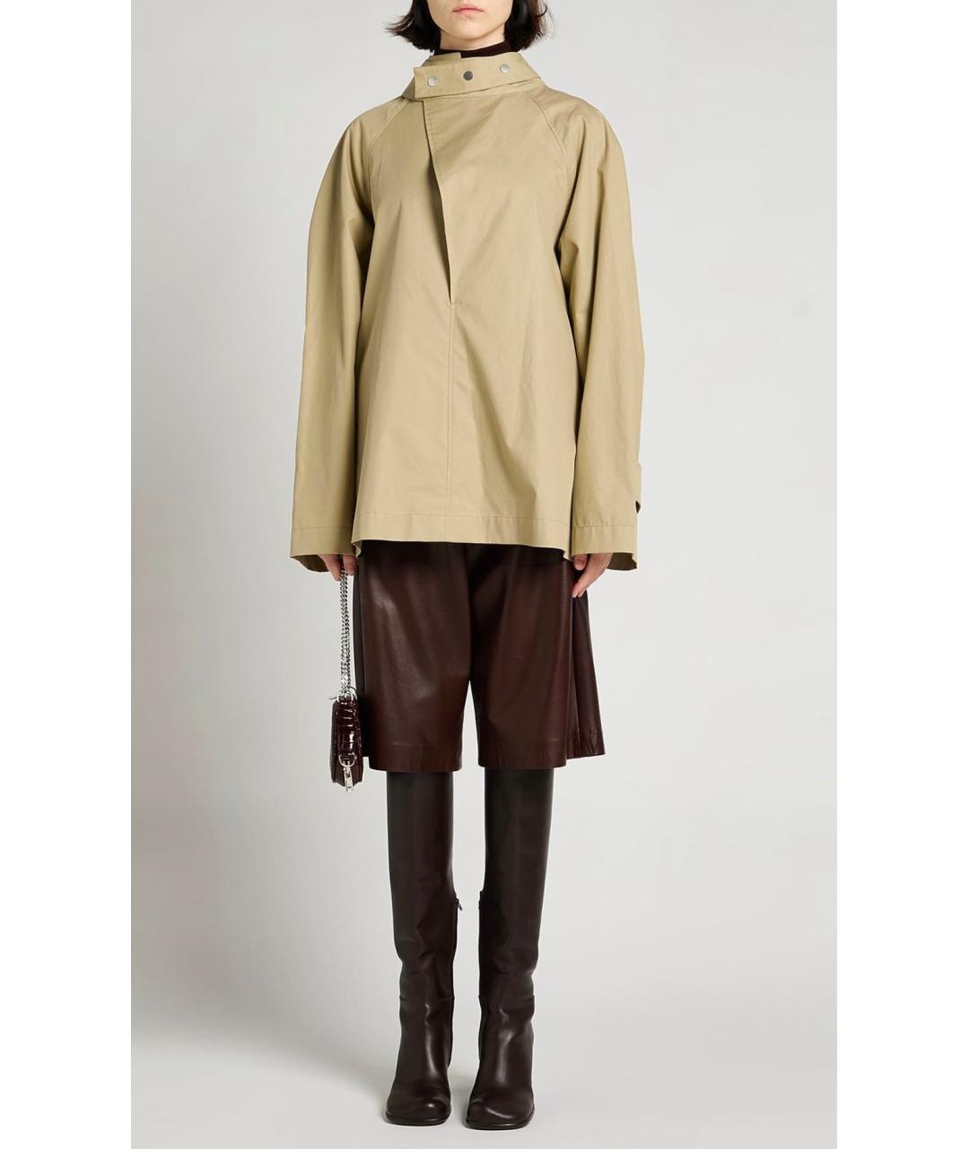 BURBERRY Бежевая хлопковая куртка, фото 5