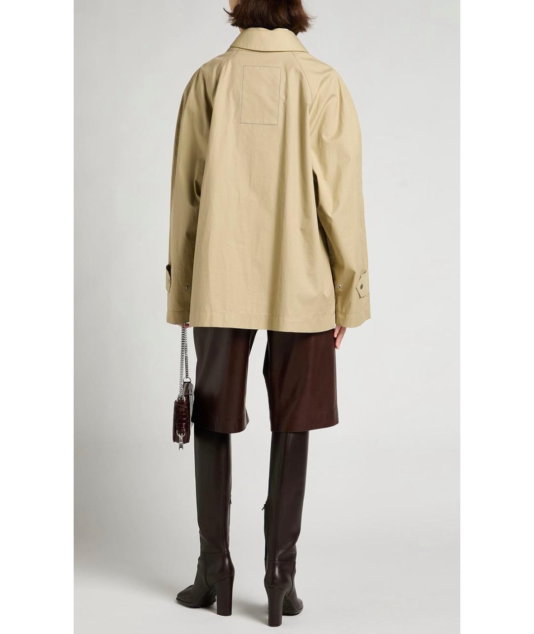 BURBERRY Бежевая хлопковая куртка, фото 6