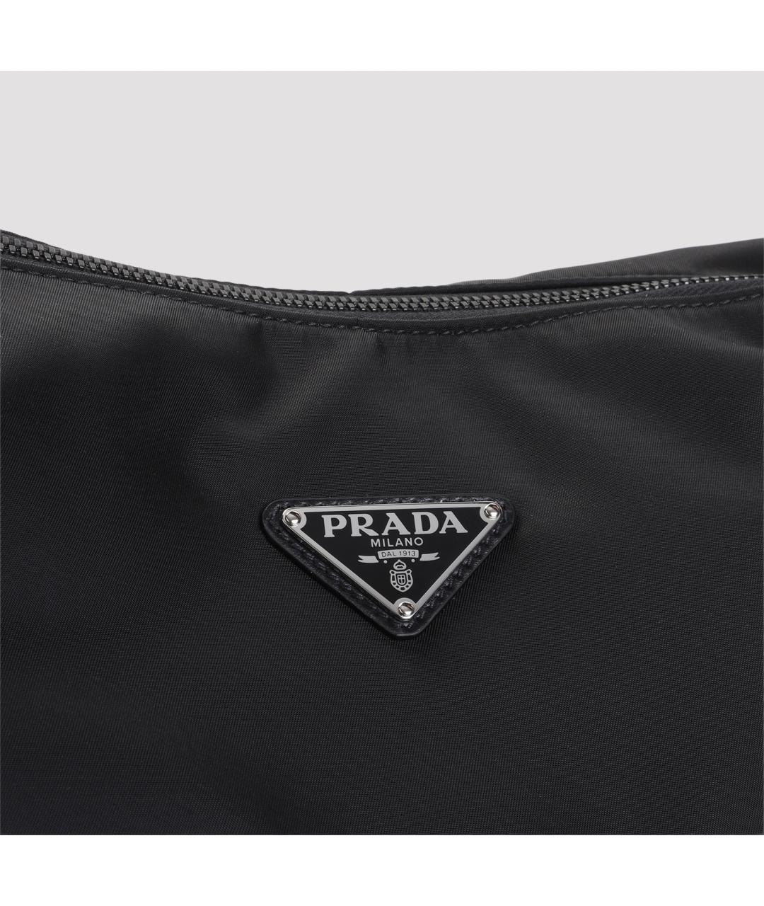 PRADA Черная нейлоновая сумка на плечо, фото 6