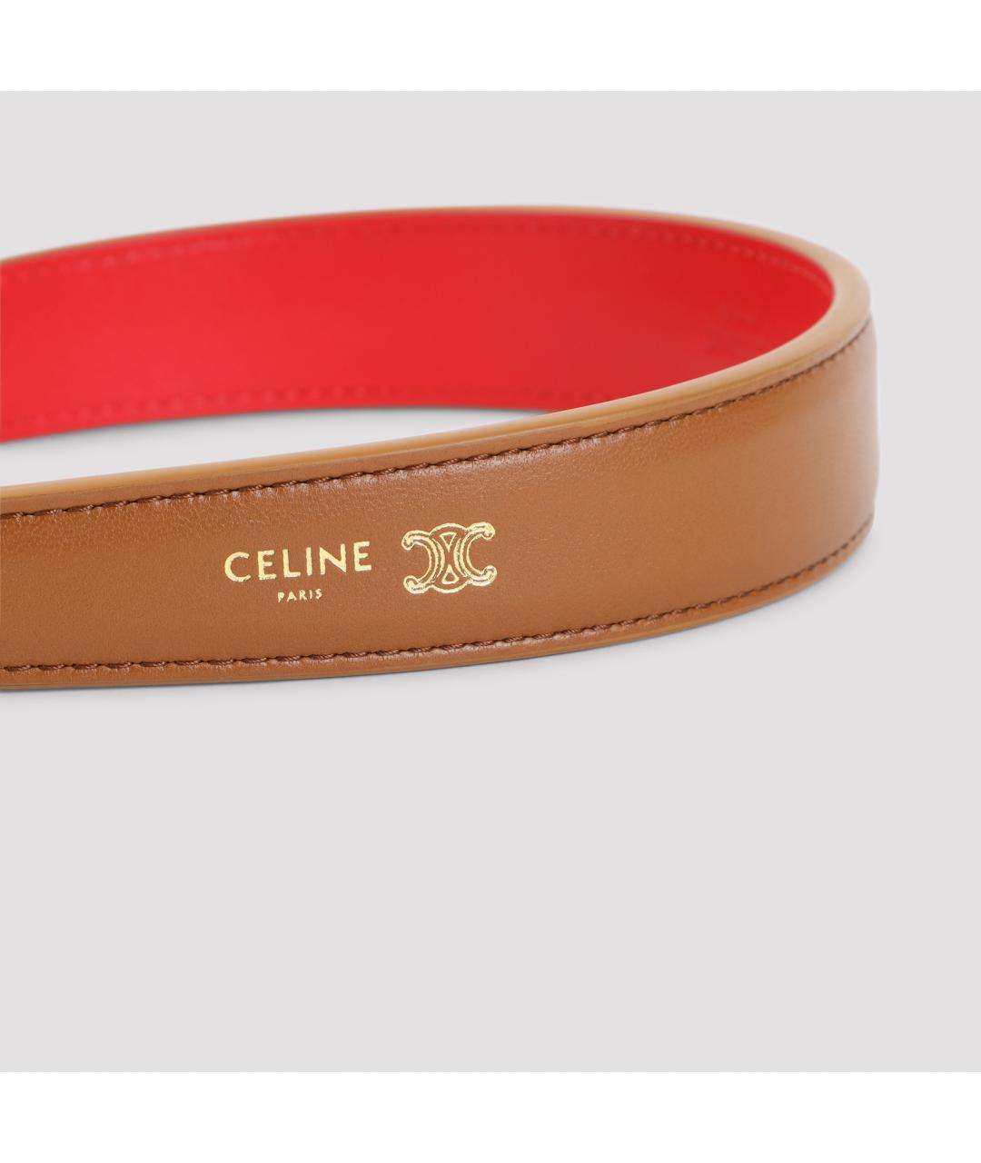 CELINE Коричневый ободок, фото 3