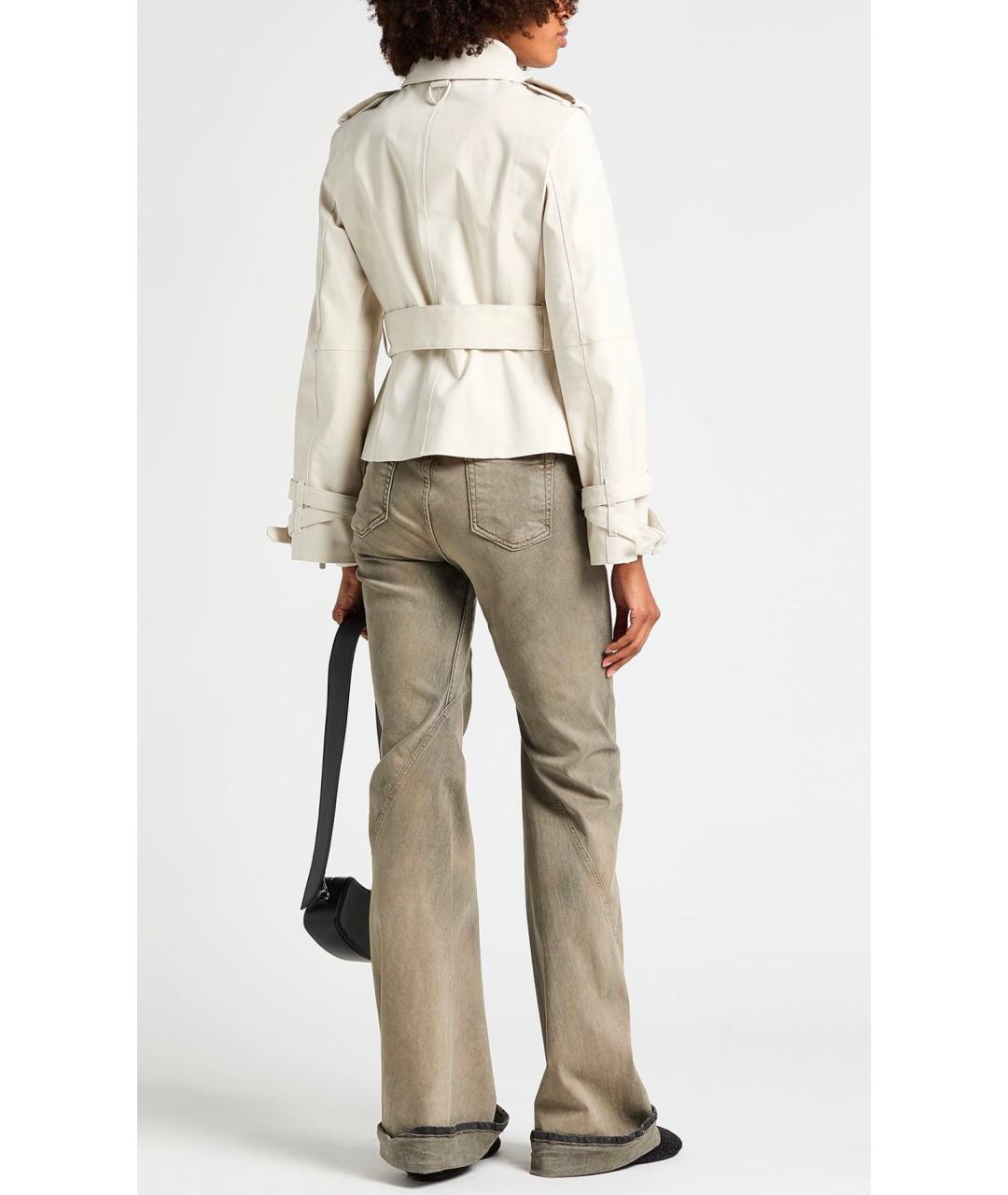 BURBERRY Белая хлопковая куртка, фото 7