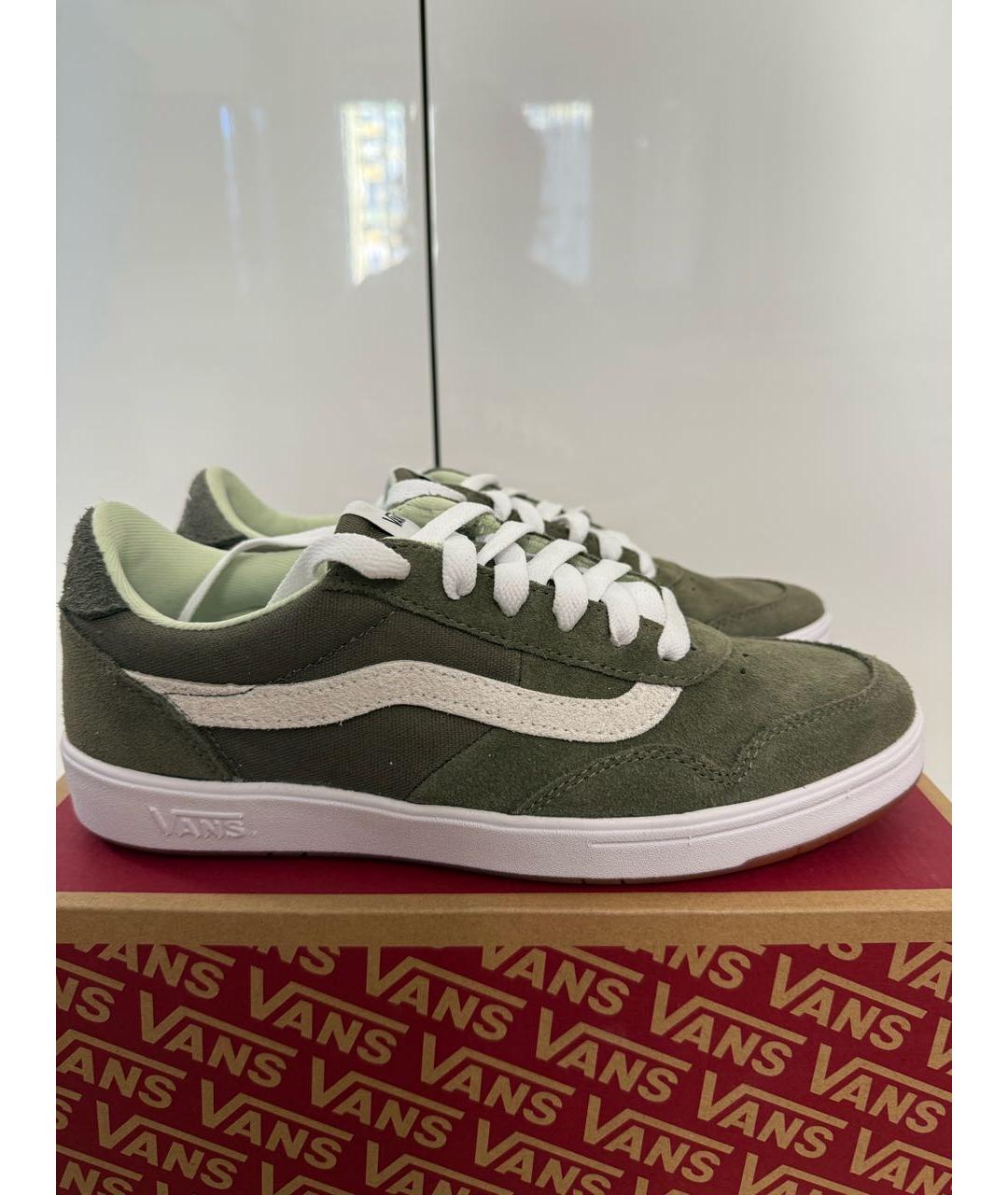 VANS Хаки замшевые низкие кроссовки / кеды, фото 4