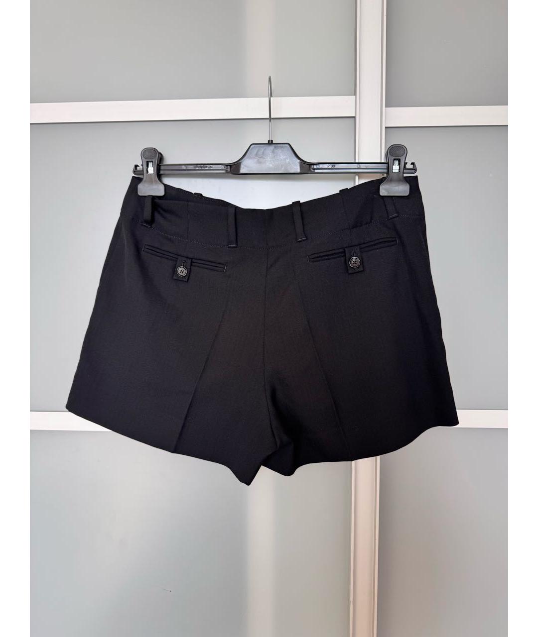ACNE STUDIOS Черные шерстяные шорты, фото 2