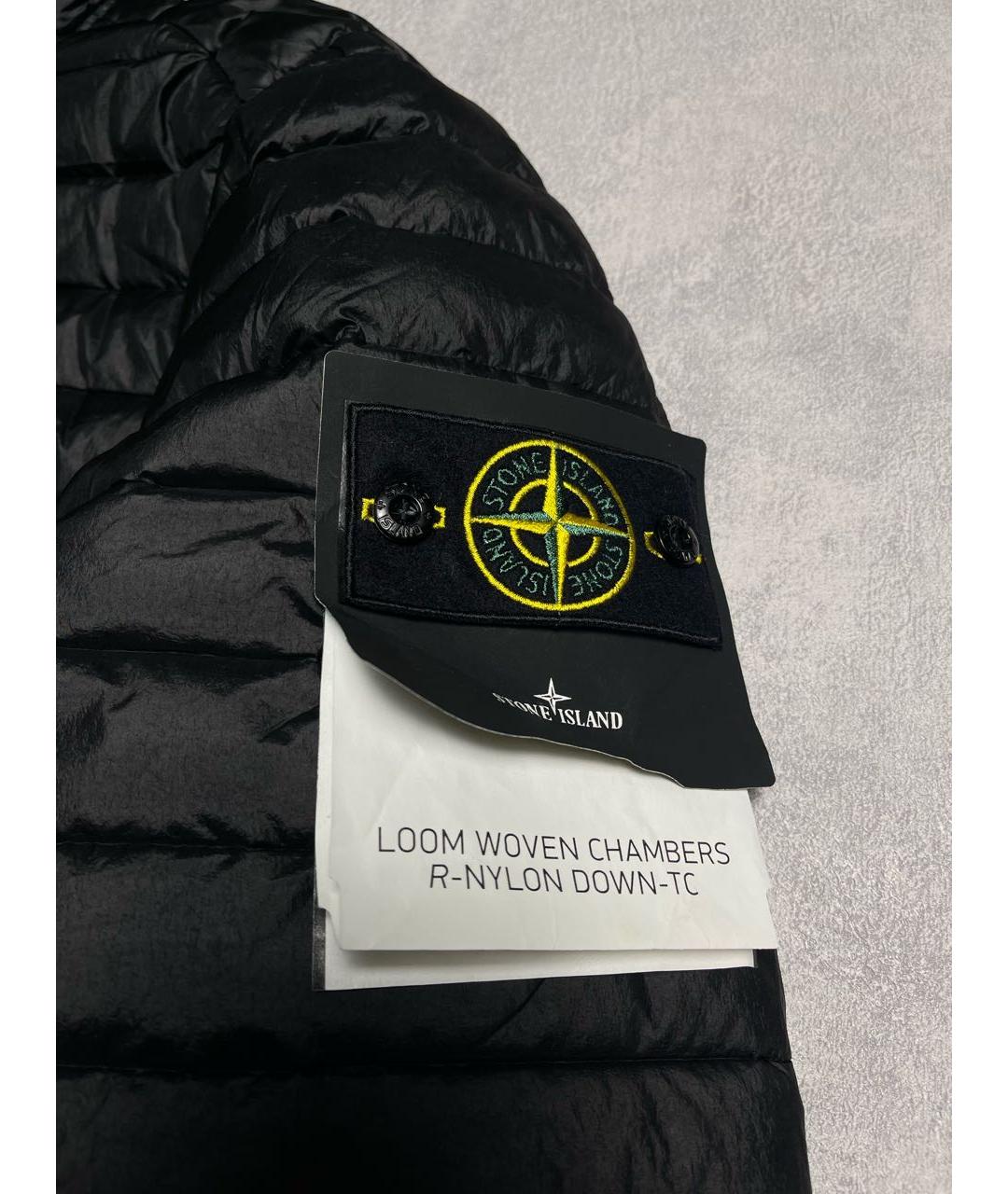 STONE ISLAND Черная полиамидовая куртка, фото 5