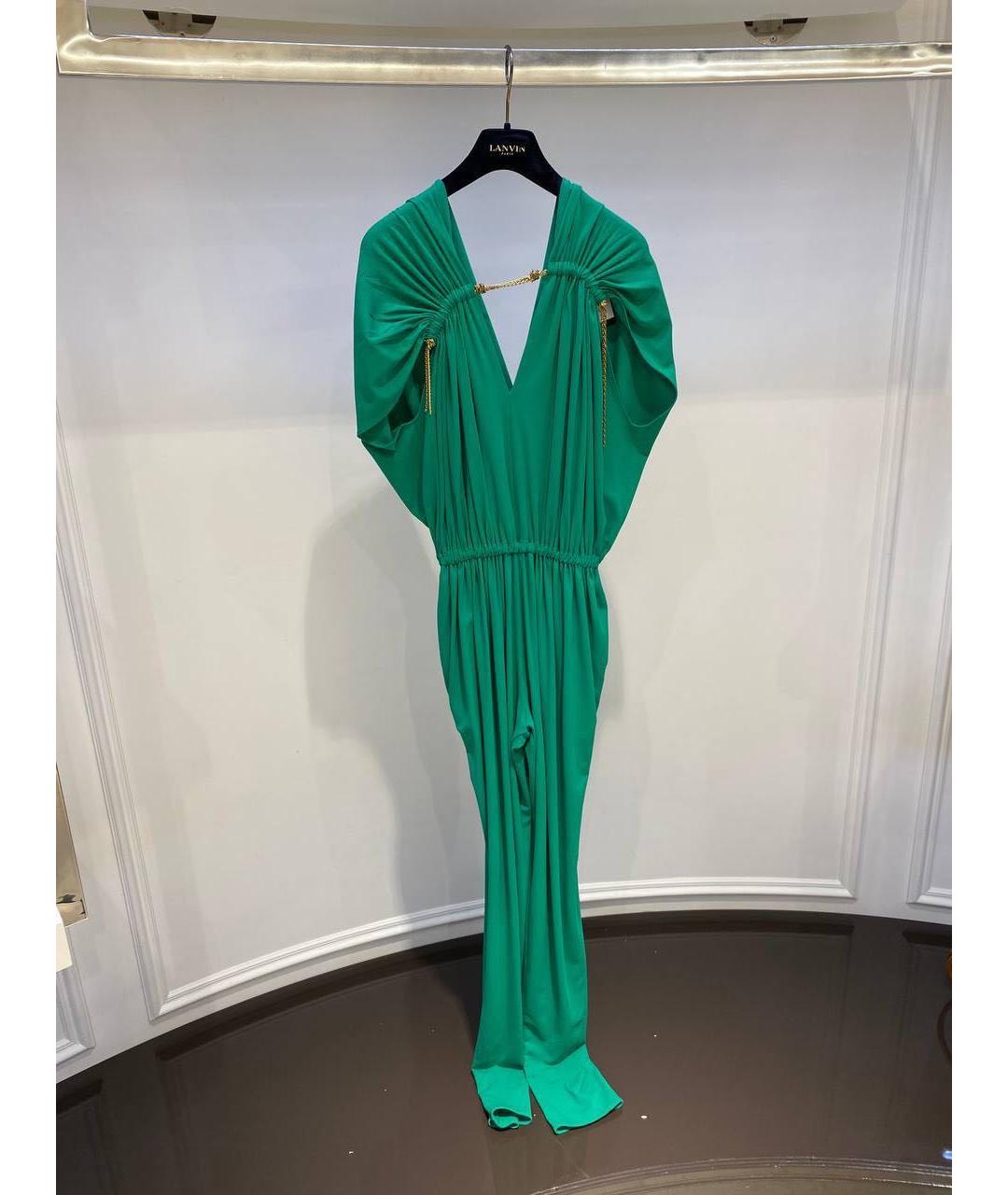 LANVIN Зеленый комбинезон, фото 3