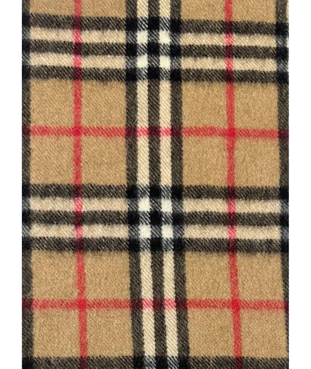 BURBERRY Бежевый кашемировый шарф, фото 2