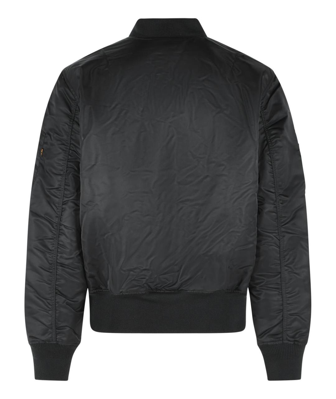 ALPHA INDUSTRIES Черная полиамидовая куртка, фото 3