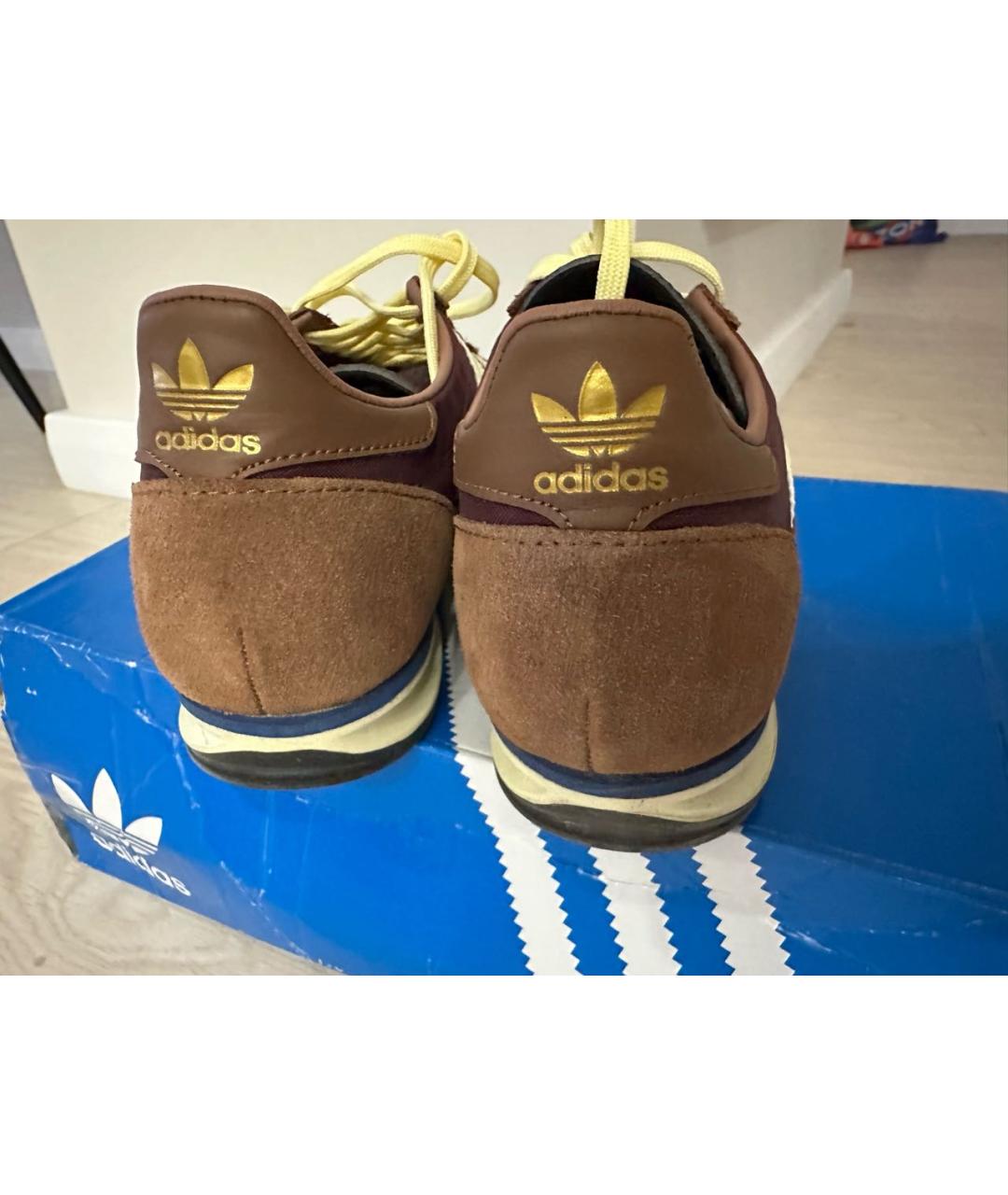 ADIDAS Бордовые кроссовки, фото 3