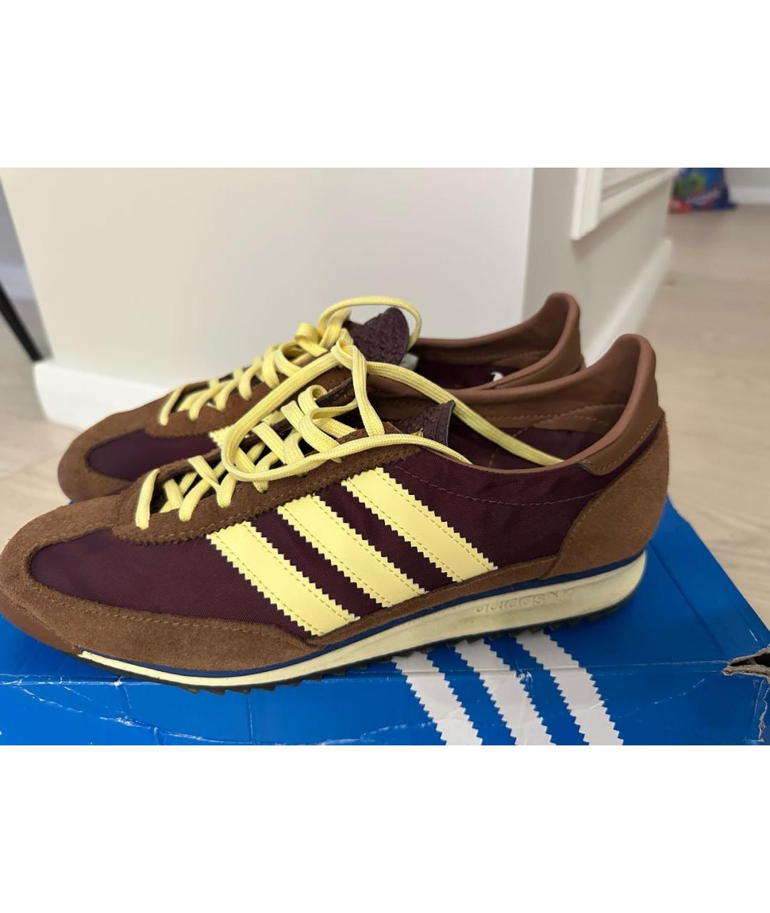 ADIDAS Бордовые кроссовки, фото 5