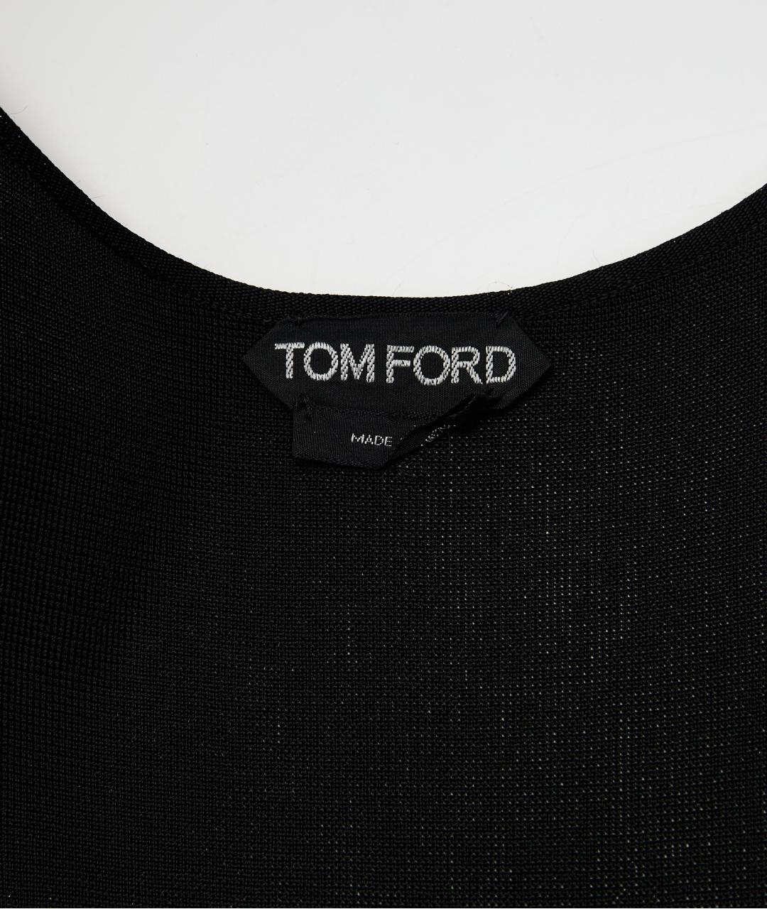 TOM FORD Золотой полиэстеровый костюм с юбками, фото 3