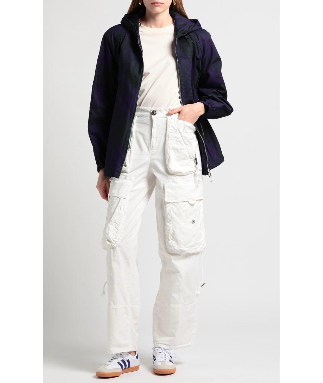 BURBERRY Фиолетовая полиамидовая куртка, фото 2