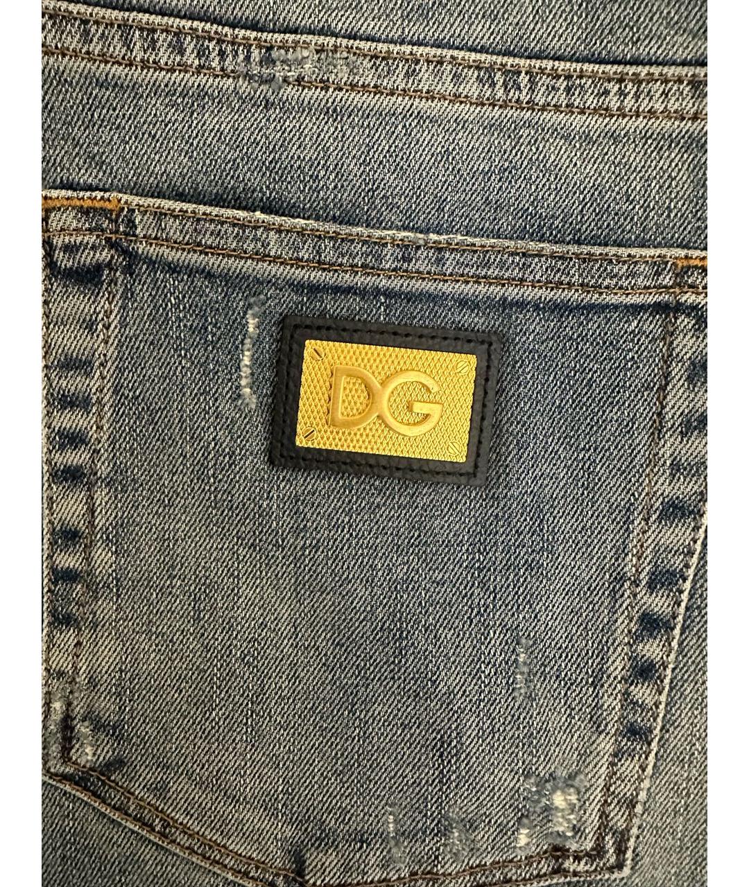 DOLCE&GABBANA Голубые джинсы, фото 4