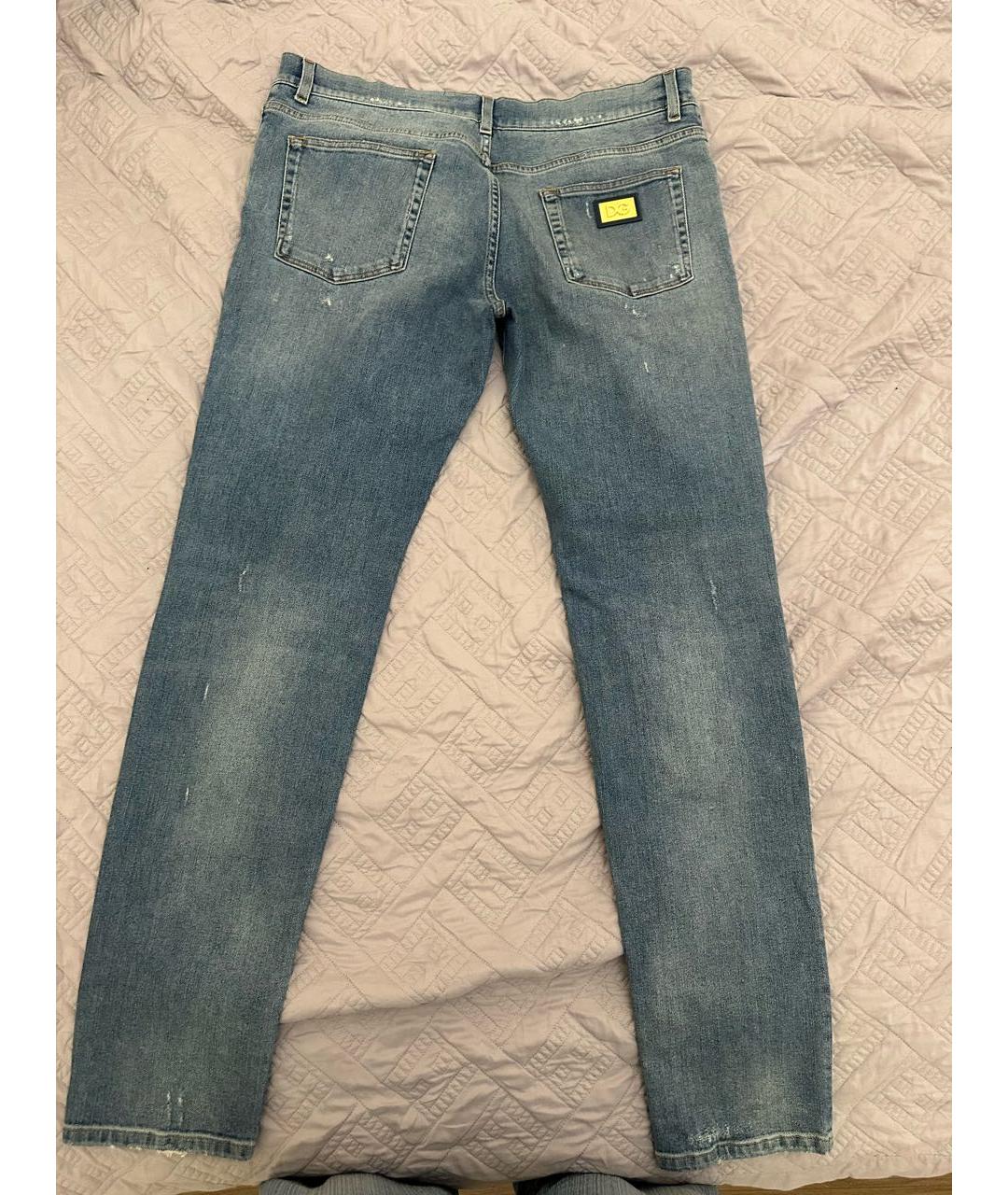 DOLCE&GABBANA Голубые джинсы, фото 2