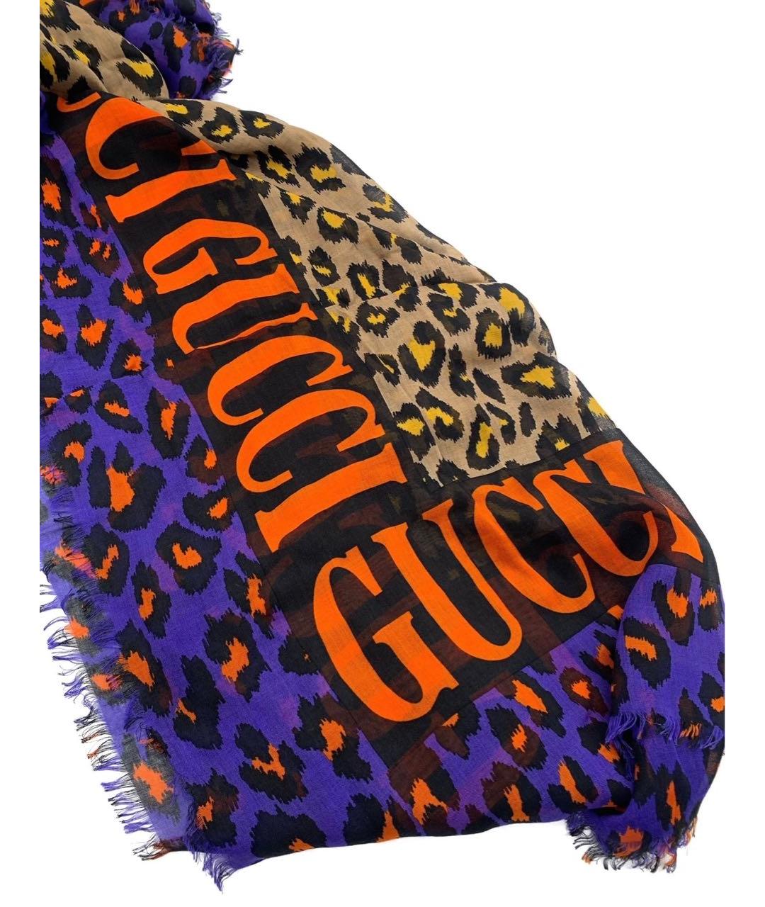 GUCCI Мульти шелковый платок, фото 3