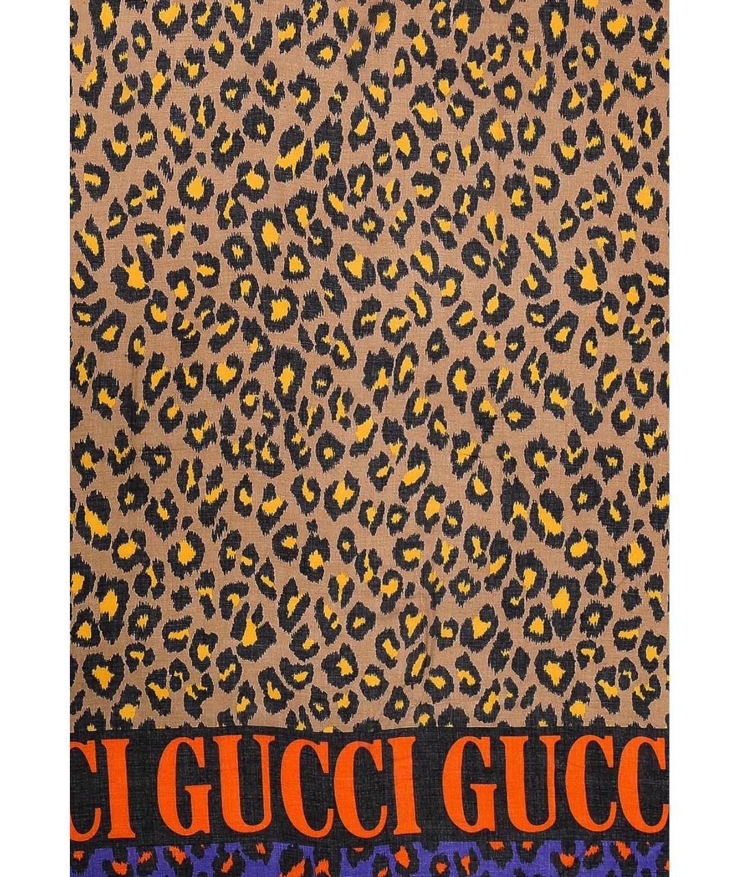 GUCCI Мульти шелковый платок, фото 1