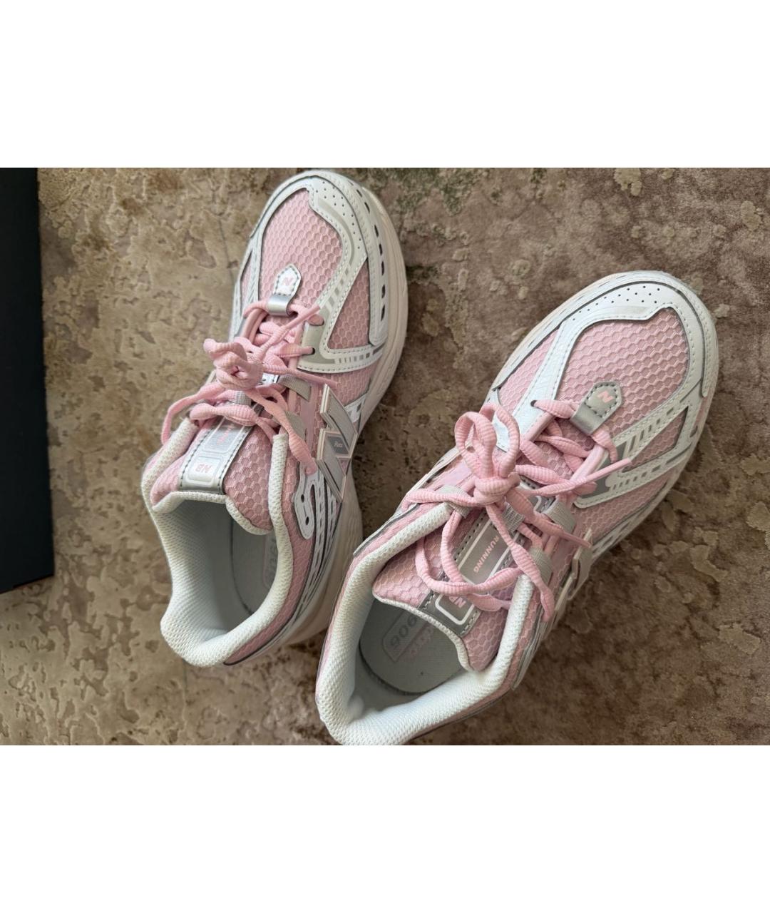 NEW BALANCE Розовые текстильные кроссовки, фото 5