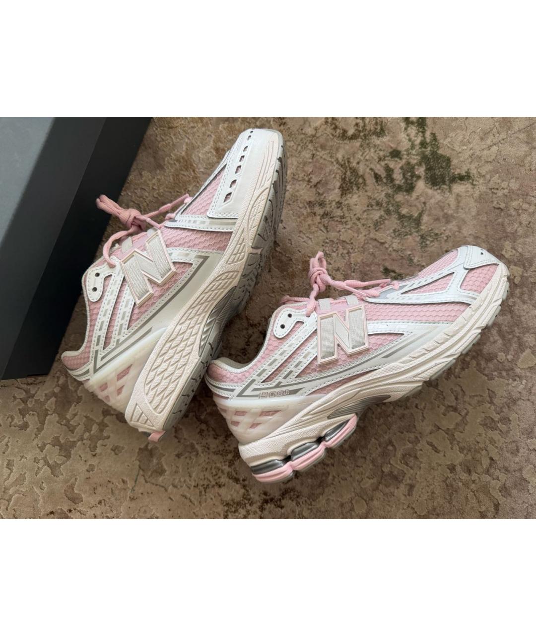 NEW BALANCE Розовые текстильные кроссовки, фото 4