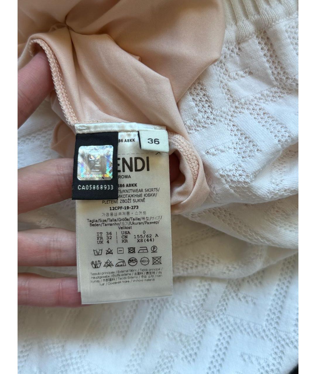 FENDI Юбка миди, фото 4