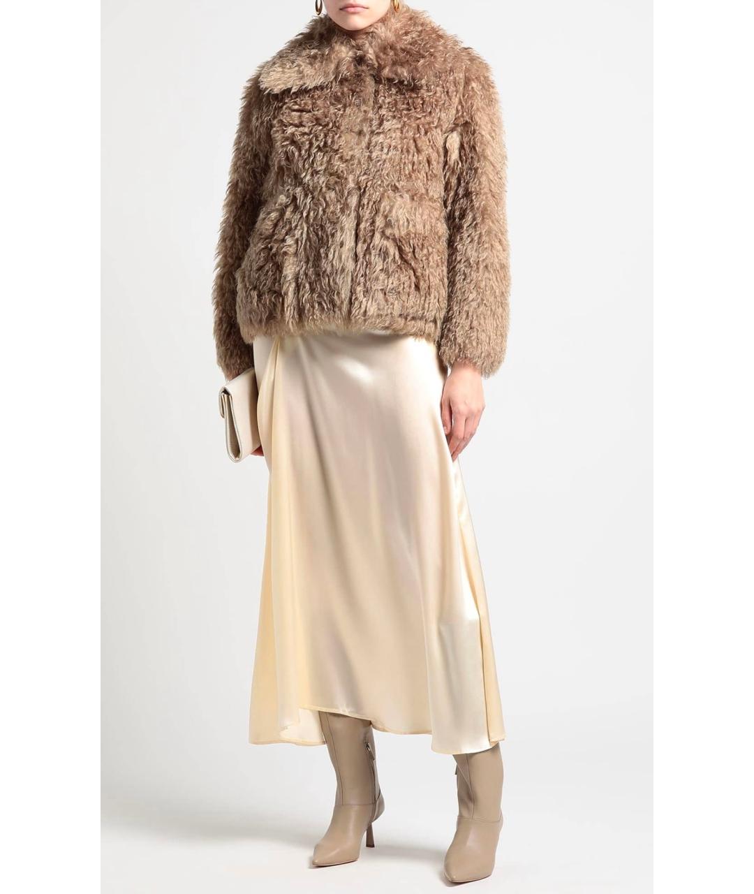BURBERRY Коричневая шерстяная куртка, фото 5