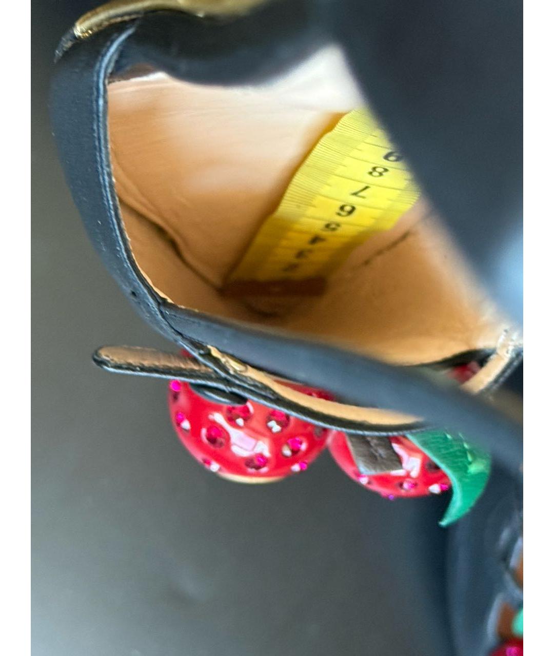 GUCCI Черные кожаные туфли, фото 7