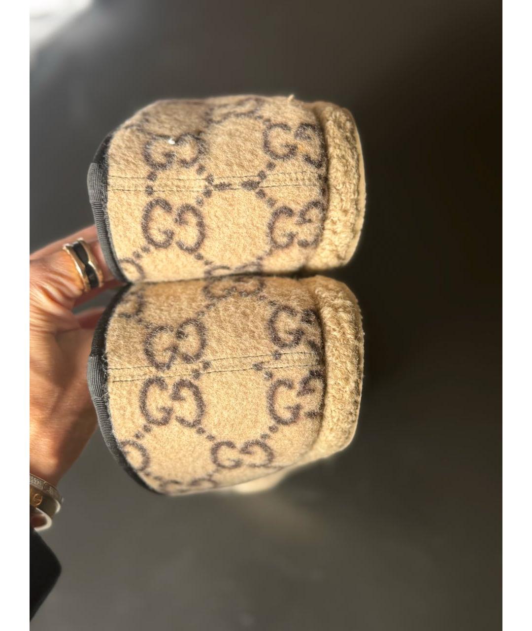GUCCI Бежевые лоферы, фото 6