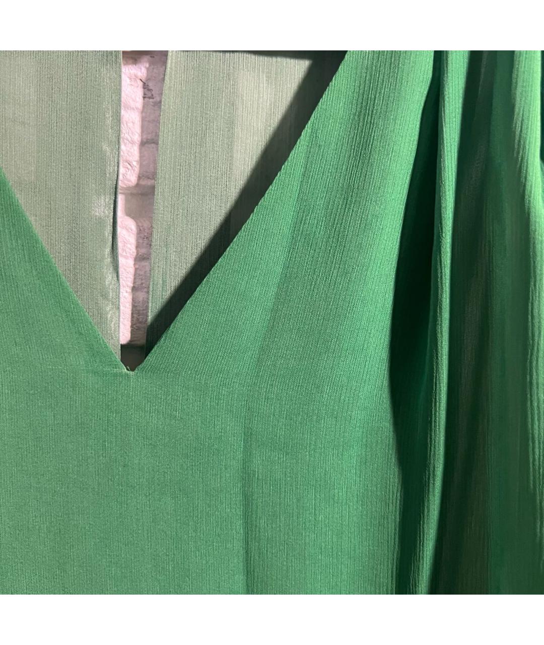 ACNE STUDIOS Зеленое полиэстеровое коктейльное платье, фото 3