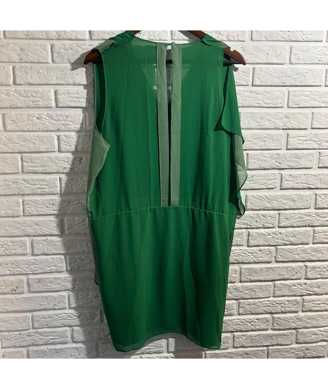 ACNE STUDIOS Зеленое полиэстеровое коктейльное платье, фото 2