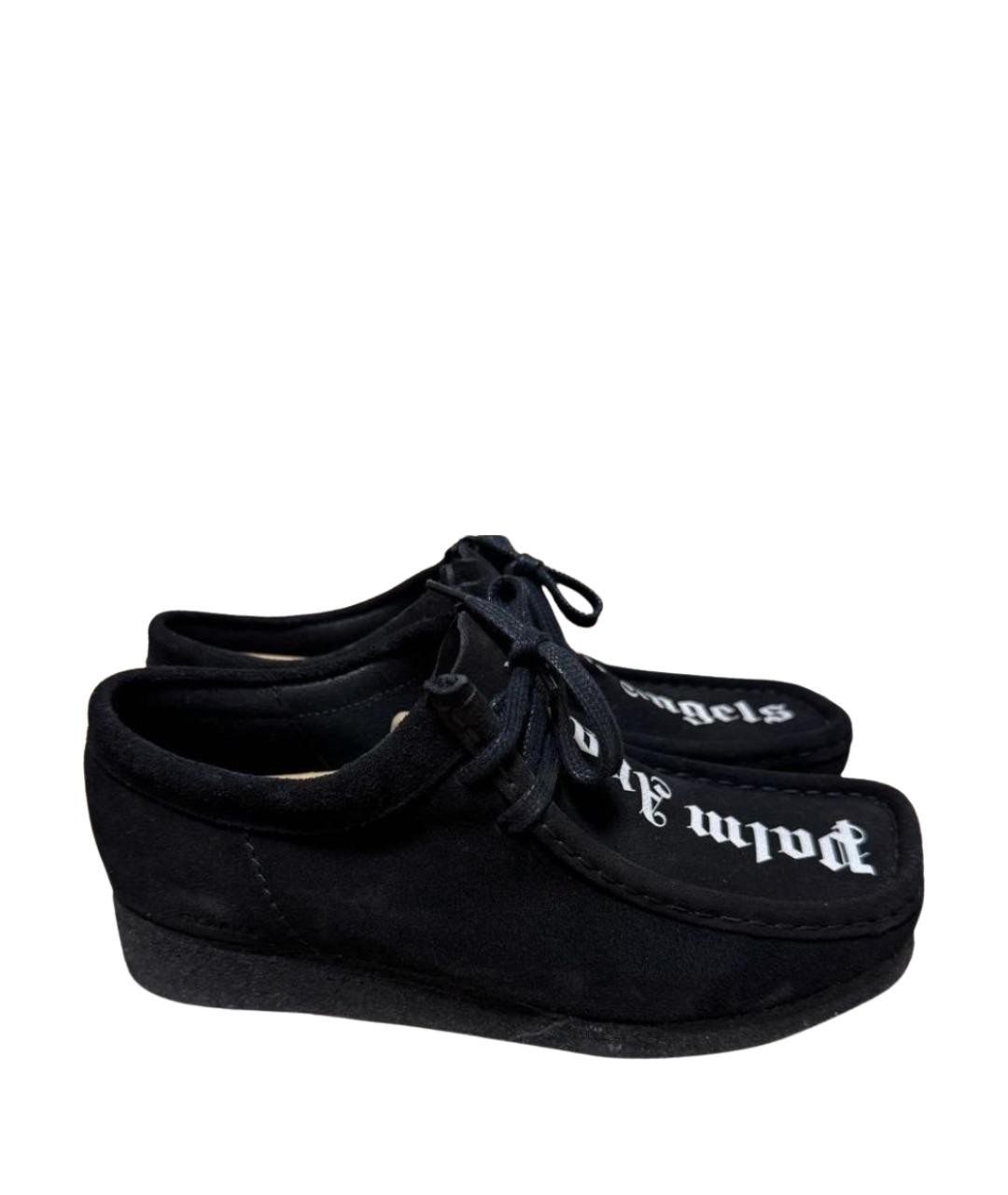 CLARKS Черные замшевые низкие ботинки, фото 1