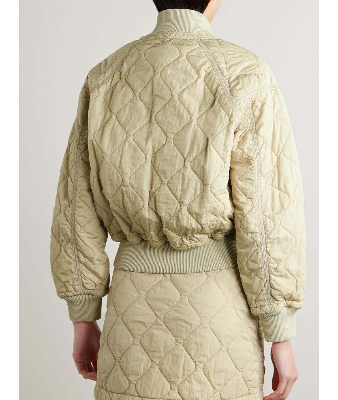 BURBERRY Бежевая полиамидовая куртка, фото 4