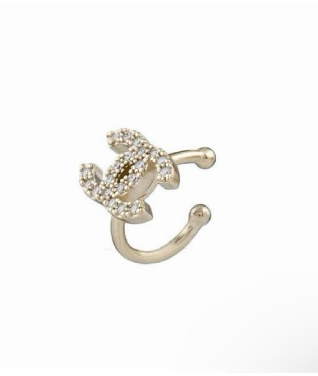 CHANEL Серебряные металлические серьги, фото 7