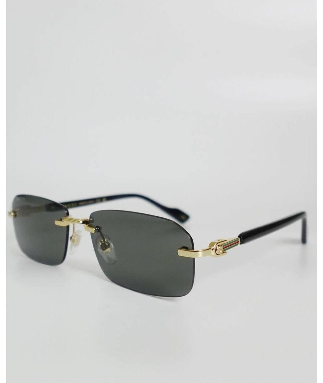 GUCCI Черные пластиковые солнцезащитные очки, фото 2