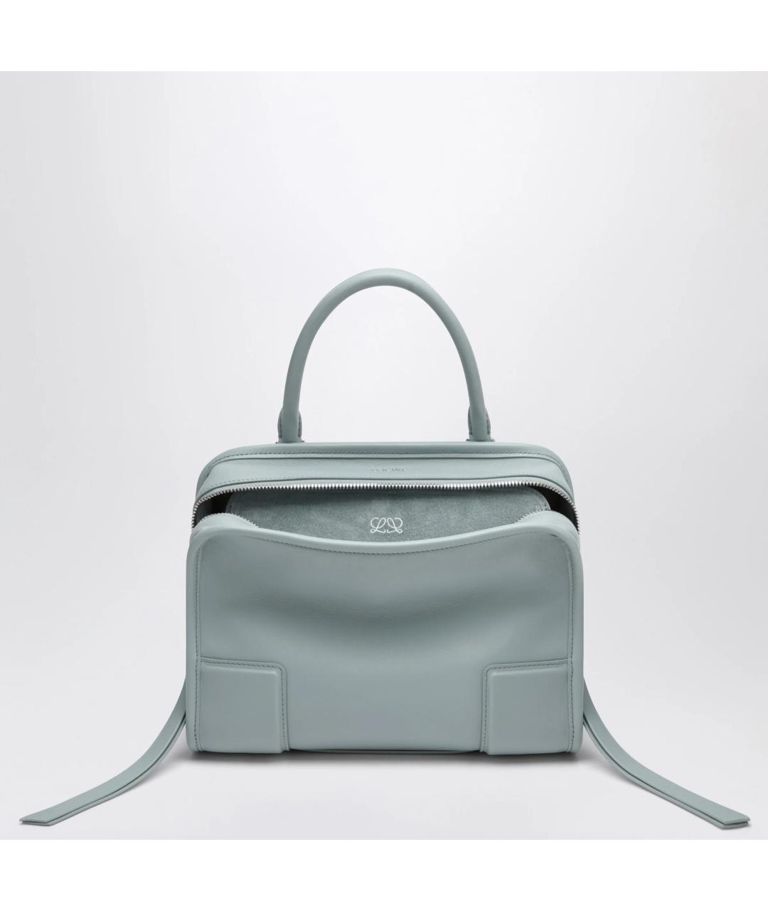 LOEWE Голубая кожаная сумка тоут, фото 3