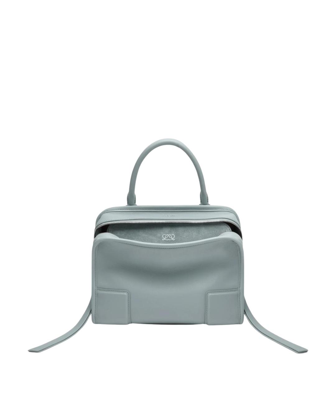 LOEWE Голубая кожаная сумка тоут, фото 1