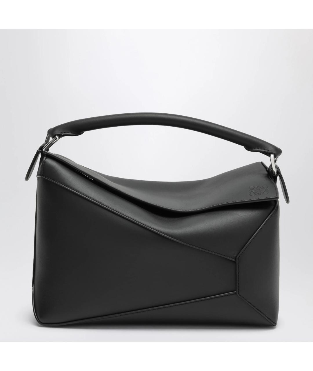 LOEWE Черная кожаная сумка через плечо, фото 3