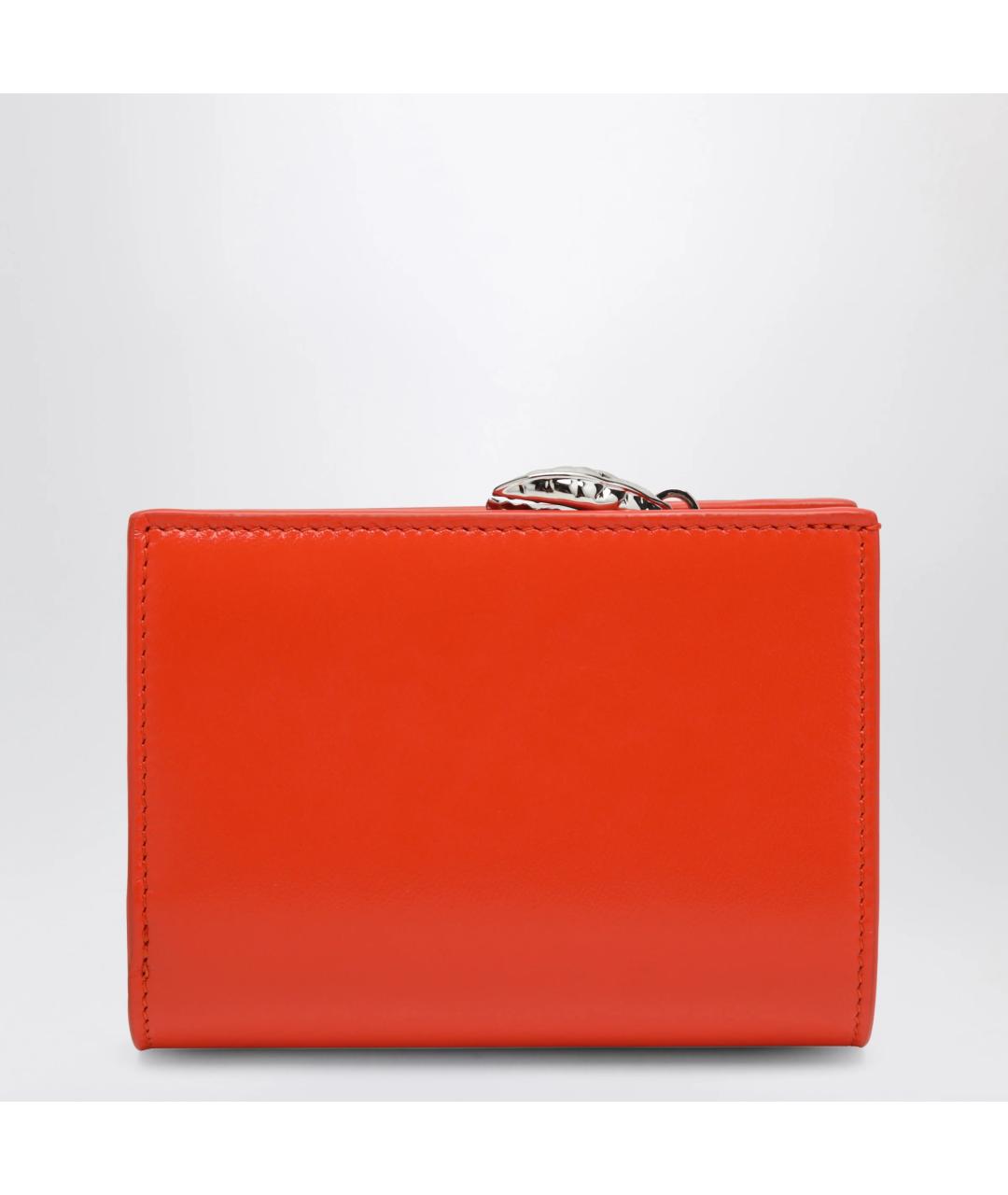 LOEWE Оранжевый кожаный кошелек, фото 2