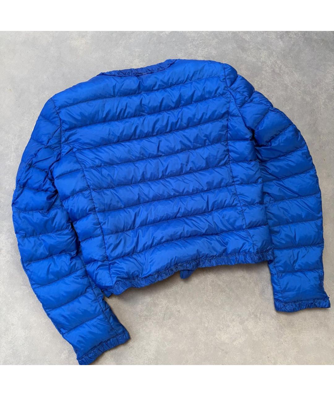 MONCLER Синий пуховик, фото 6