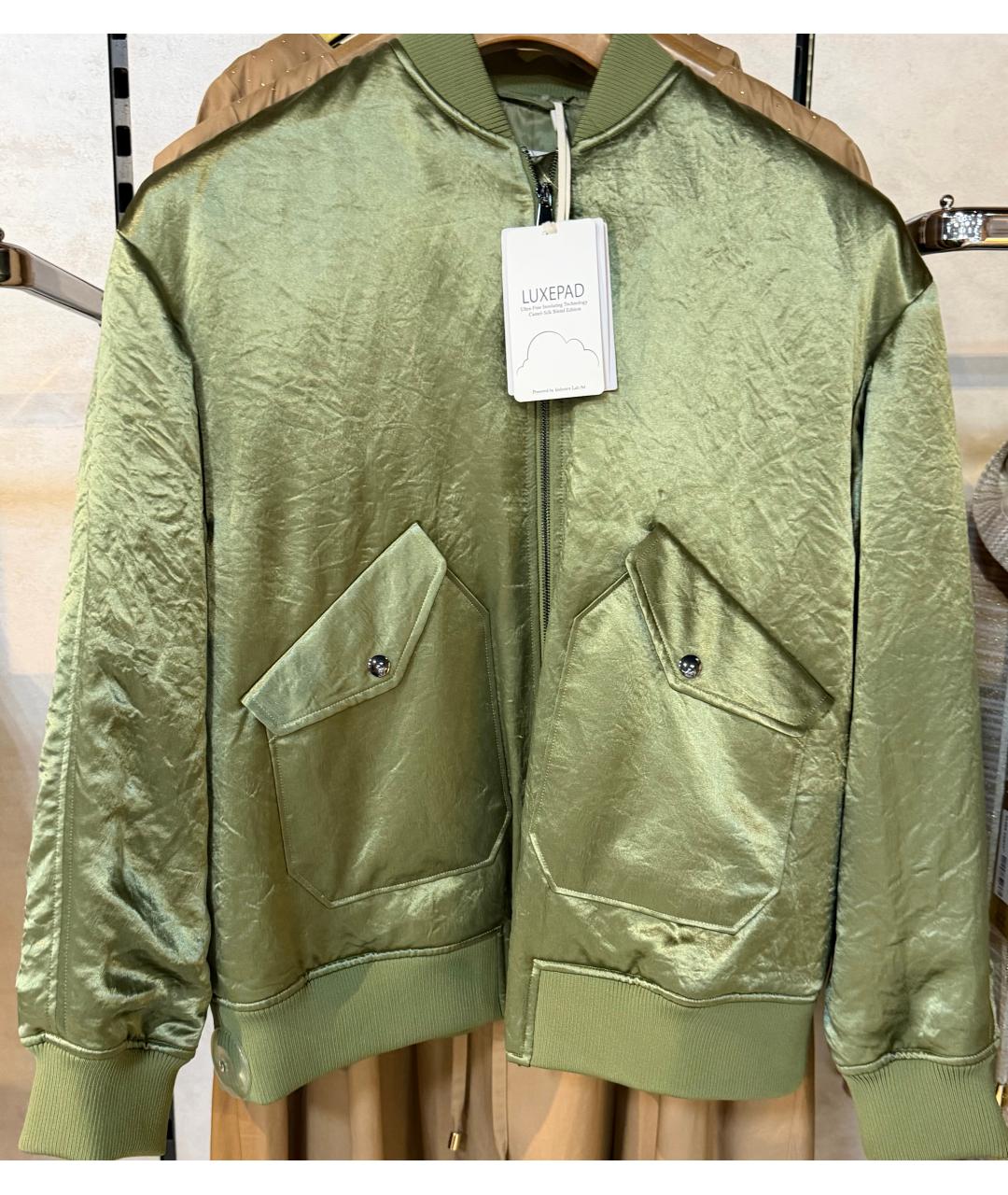 MAX MARA Зеленая вискозная куртка, фото 2