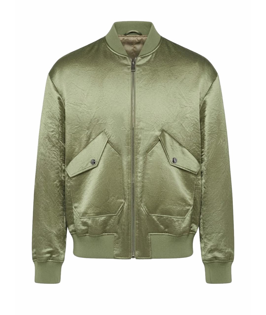 MAX MARA Зеленая вискозная куртка, фото 1
