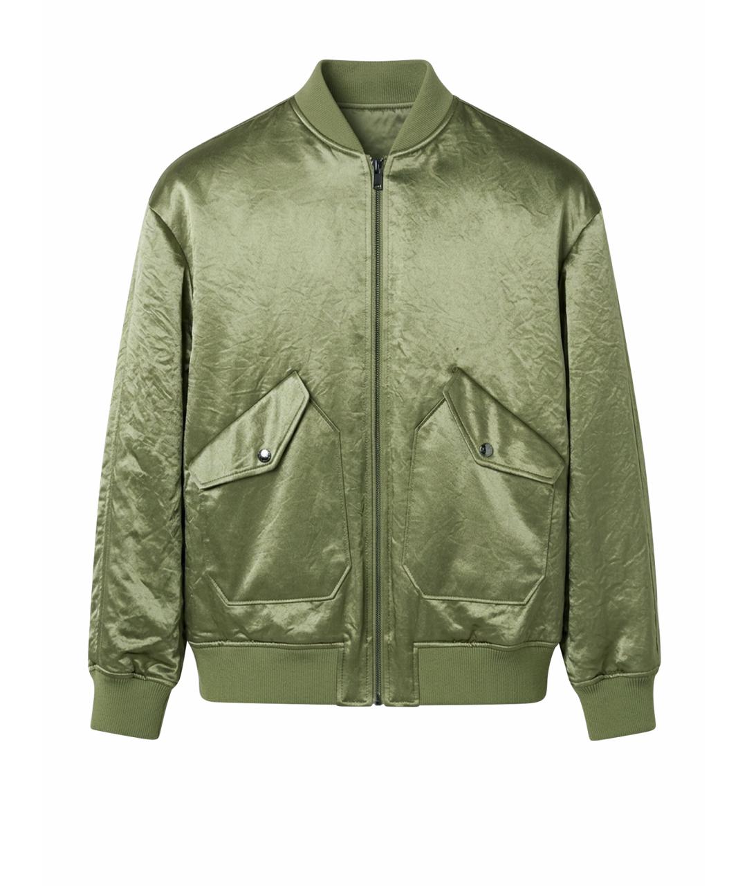 MAX MARA Зеленая вискозная куртка, фото 4