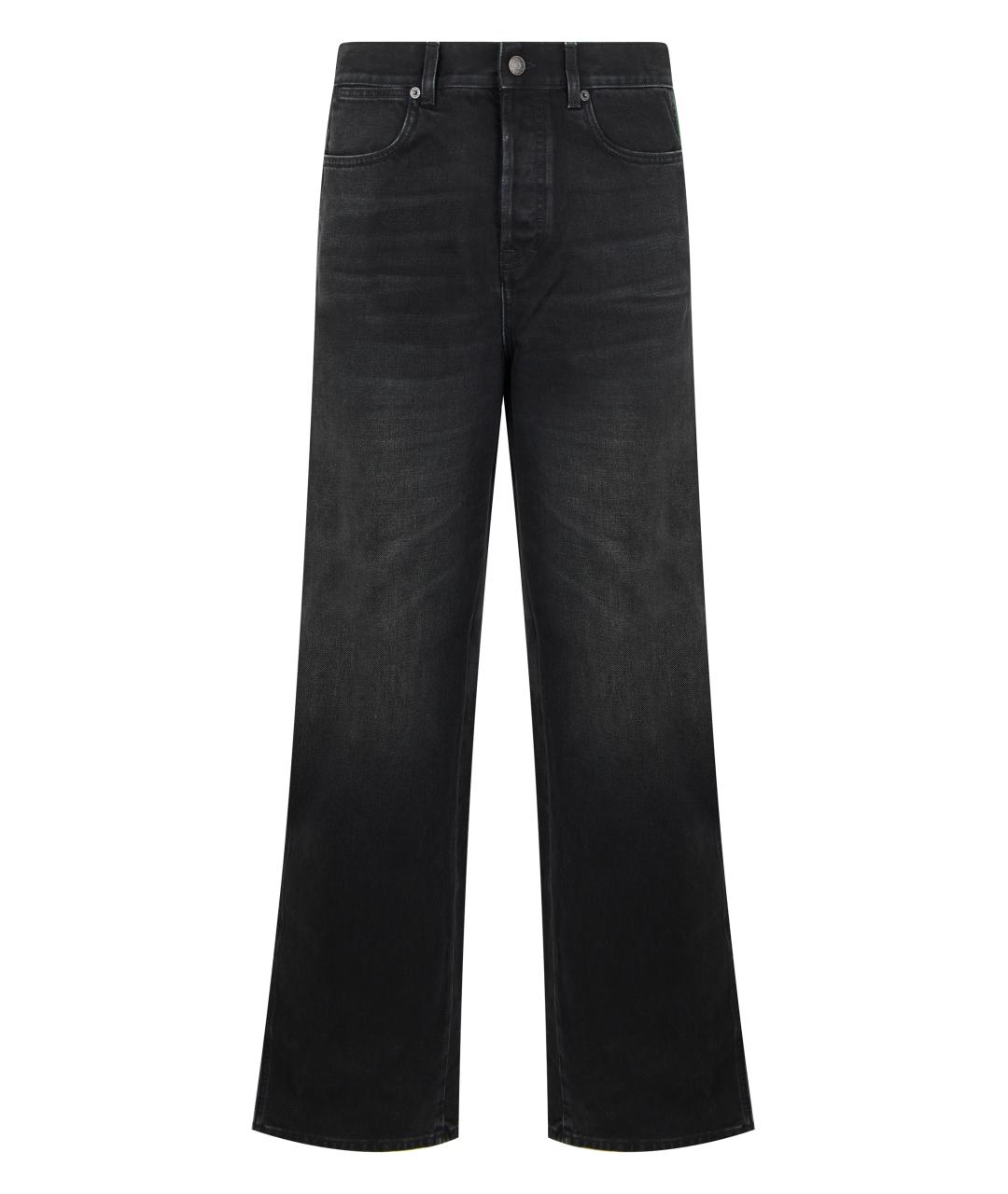 GUCCI Черные хлопковые джинсы скинни, фото 1