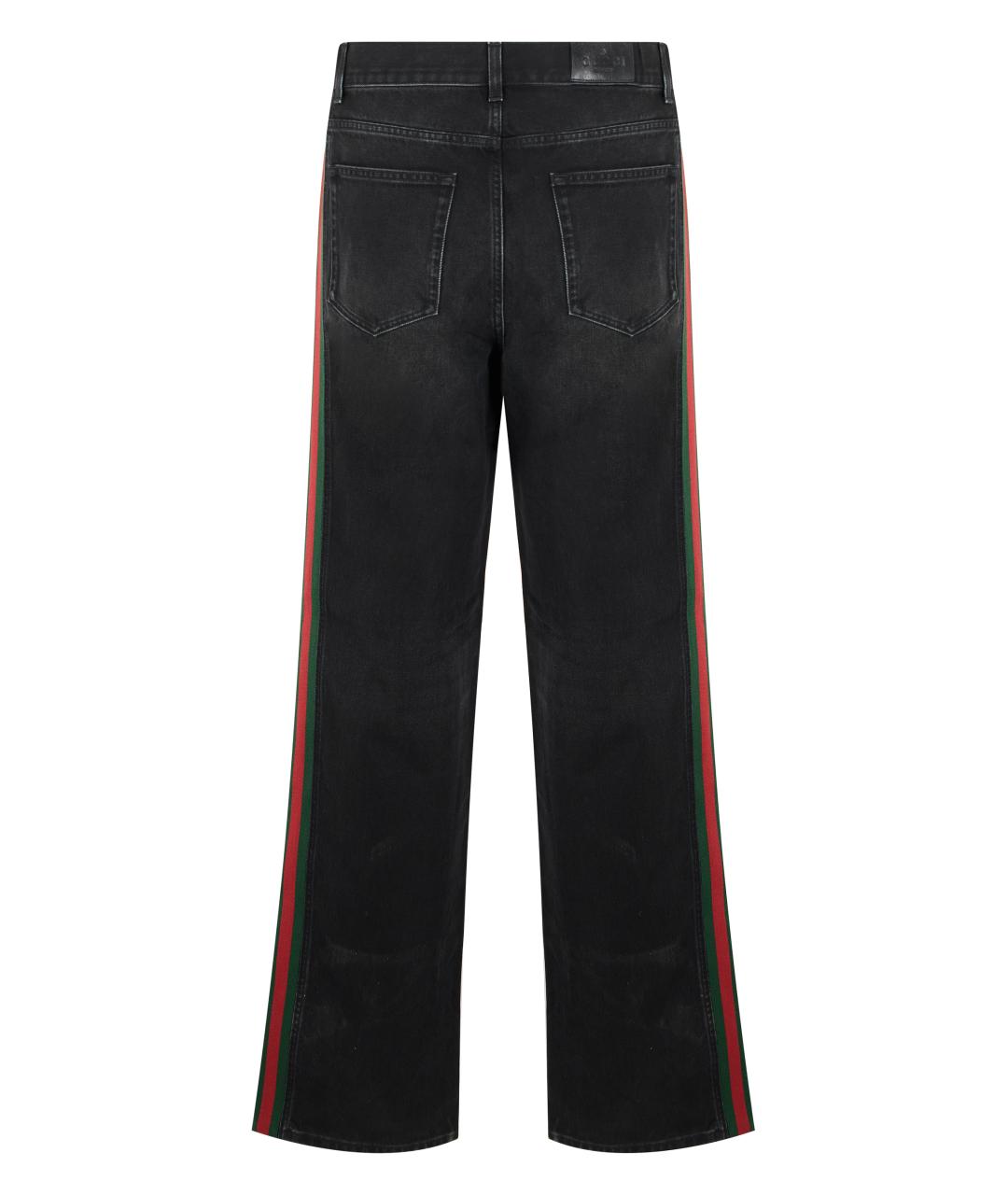 GUCCI Черные хлопковые джинсы скинни, фото 2