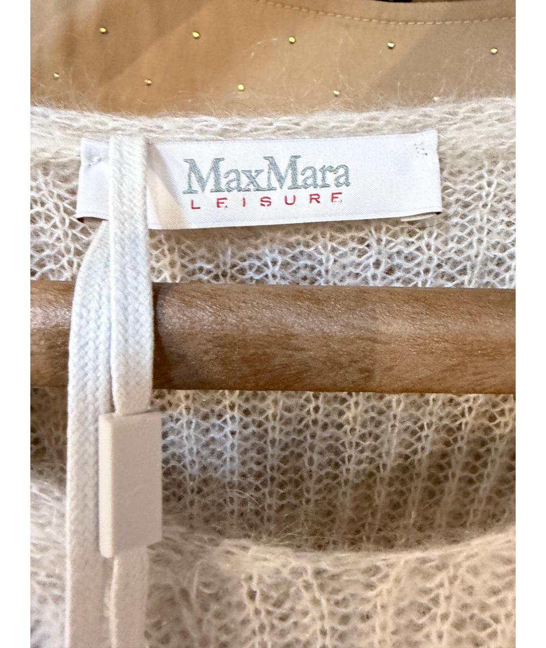 MAX MARA Бежевый кашемировый джемпер / свитер, фото 3