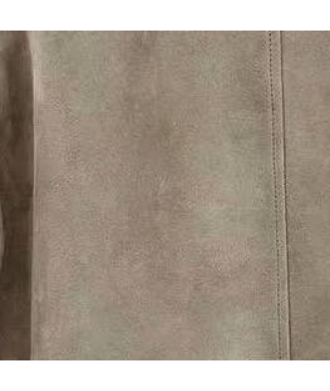 LORO PIANA Коричневая замшевая куртка, фото 4