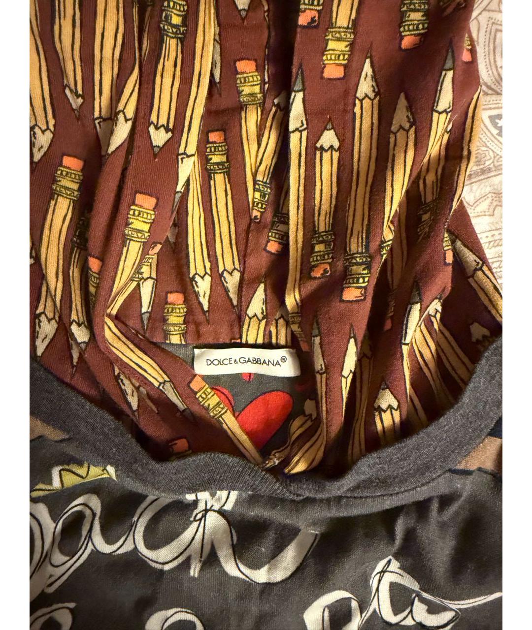 DOLCE&GABBANA Шелковая детская футболка, фото 2