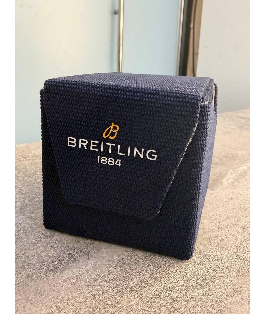 BREITLING Голубые карбоновые часы, фото 4
