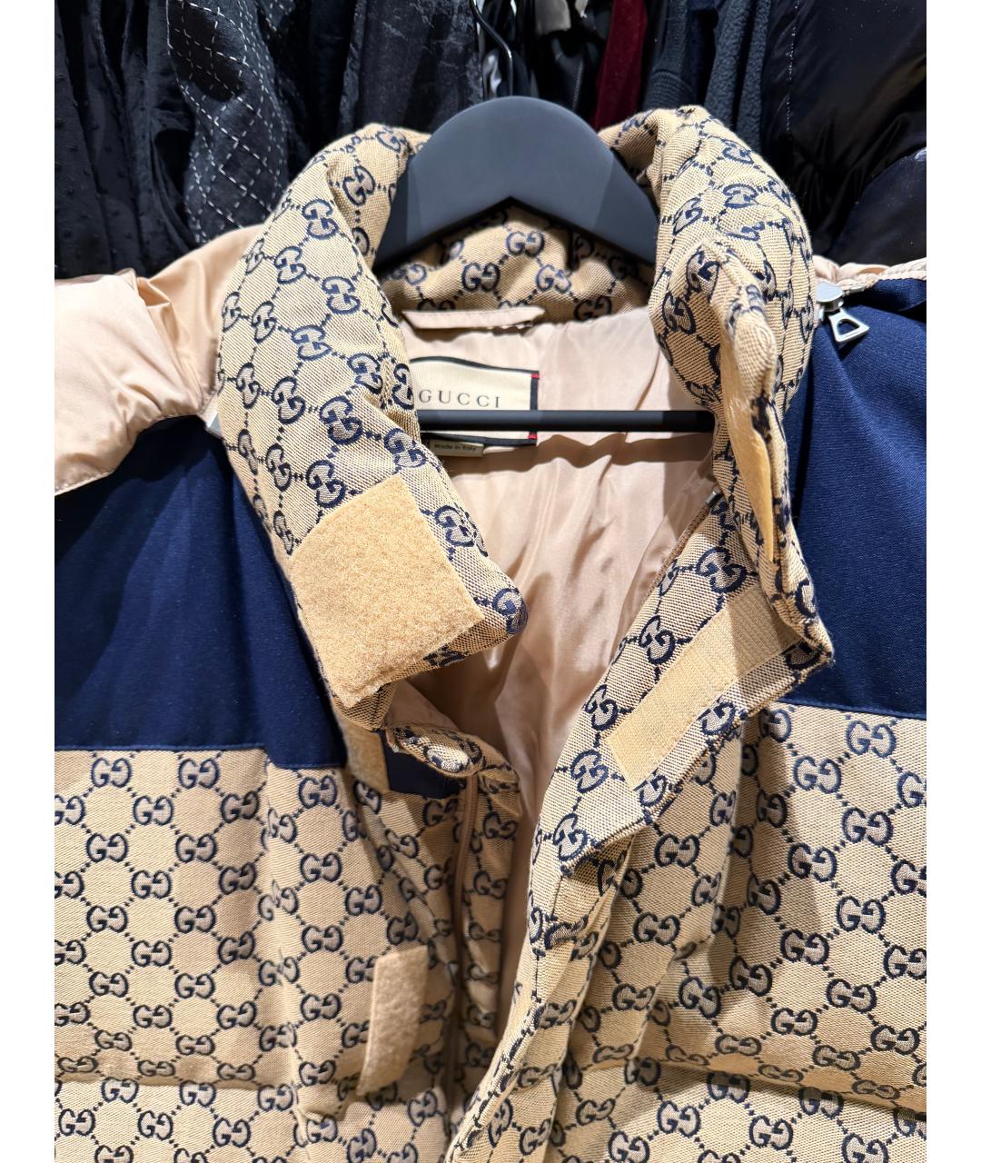 GUCCI Коричневый хлопковый жилет, фото 3