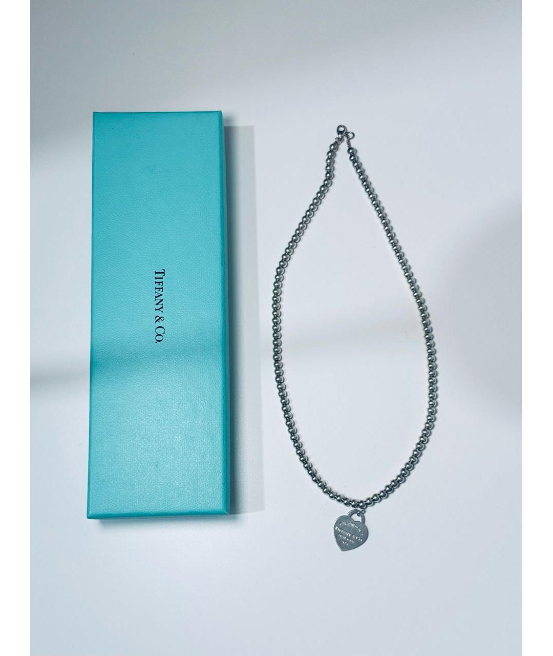 TIFFANY&CO Серебряное серебряное колье, фото 2