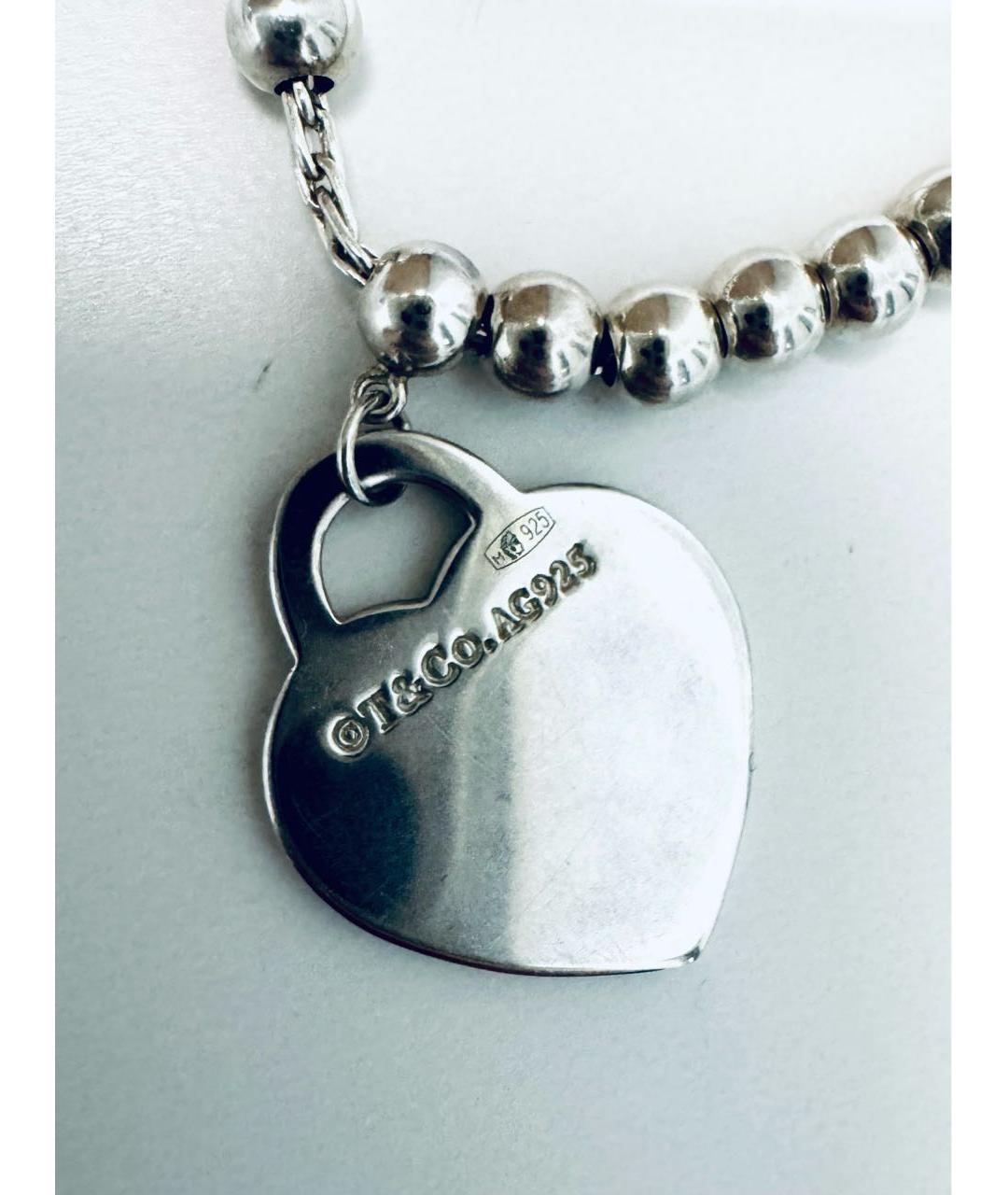TIFFANY&CO Серебряное серебряное колье, фото 3